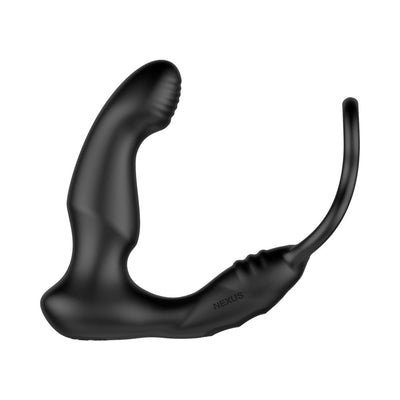 Nexus Simul8 Wave Edition Prostate Massager With Cock And Ball Ring Black - SexToy.com