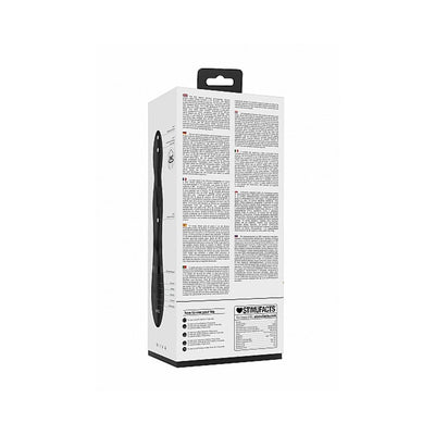 Packaging box of the Niva Rabbit Vibrator showing product image and multilingual instructions on a white background.