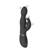Black Niva Rabbit Vibrator with ergonomic curved tip and dual vibrating arms, featuring control buttons on the handle.