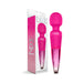 Nixie Rechargeable Wand Massager Pink Ombre Metallic - SexToy.com
