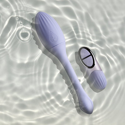 Niya 1 Rechargeable Remote - controlled Silicone Kegel Massager Cornflower - SexToy.com