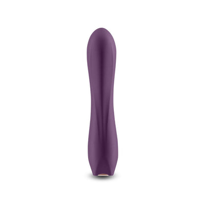 Sleek light purple silicone vibrator with smooth, curved design for comfortable use and powerful vibrations.