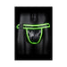 Ouch! Glow Buckle Jock Strap - Glow In The Dark - Green - S/m - SexToy.com