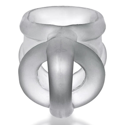 Translucent flexible ring with split sling design for comfort and support, made from SuperFLEXtpr material.