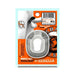 Oxballs Big-D black oval-shaped soft flexTPR shaft grip cockring in orange branded packaging with product details.