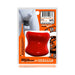 Red Oxballs Mega Squeeze ErgoFit ballstretcher displayed in branded orange packaging with product details.