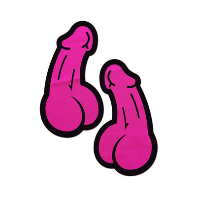 Pastease A Bag Of Dicks: 3 - pack Of Penis Pasties For Nipples & Skin - SexToy.com