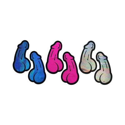 Pastease A Bag Of Dicks: 3 - pack Of Penis Pasties For Nipples & Skin - SexToy.com