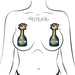 Pastease Champagne Bottle Sparkling Nipple Pasties Erupting Bubbly - SexToy.com