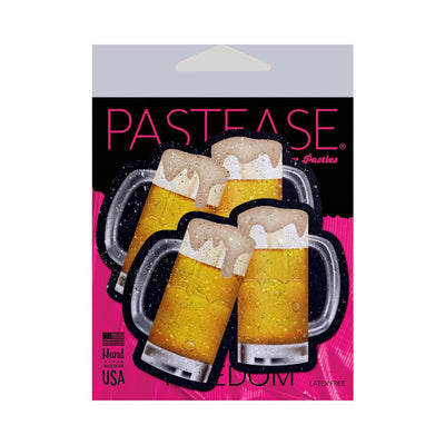 Pastease Clinking Beer Mug Nipple Pasties - SexToy.com