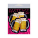 Pastease Clinking Beer Mug Nipple Pasties - SexToy.com
