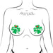 Pastease Clover Fuck Me I'm Irish Nipple Pasties - SexToy.com