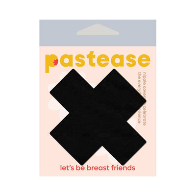 Pastease Crosses Pasties Black - SexToy.com