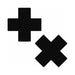 Pastease Crosses Pasties Black - SexToy.com