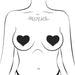 Pastease Love: Liquid Rose Gold Heart Nipple Pasties - SexToy.com