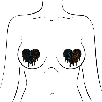 Pastease Melty Heart Disco Ball Black - SexToy.com