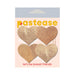 Pastease Petites Liquid Hearts Pasties Rose Gold 2 - pack - SexToy.com
