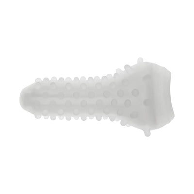 Clear textured inner sleeve with raised beads for the Playboy The Urge Large Stroker.