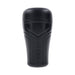 Black textured canister stroker with PLAYBOY branding and removable cap for easy cleaning.