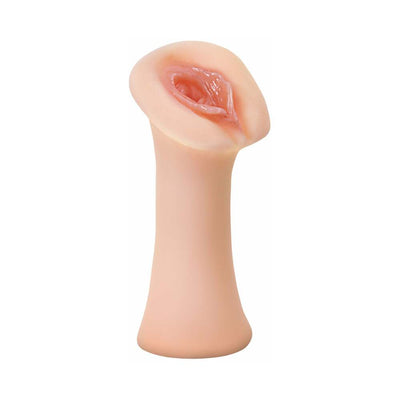 Realistic soft silicone male stroker with self-lubricating inner texture, designed for enhanced pleasure.