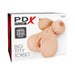 Packaging box for PDX Plus Big Titty Torso Light featuring a realistic torso with large breasts and detailed curves.