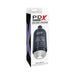 PDX Plus Shower Therapy Deep Cream discreet stroker in shampoo bottle design with black and silver packaging.