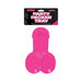 Bright pink novelty party tray shaped with playful design, packaged for bachelorette or adult-themed celebrations.