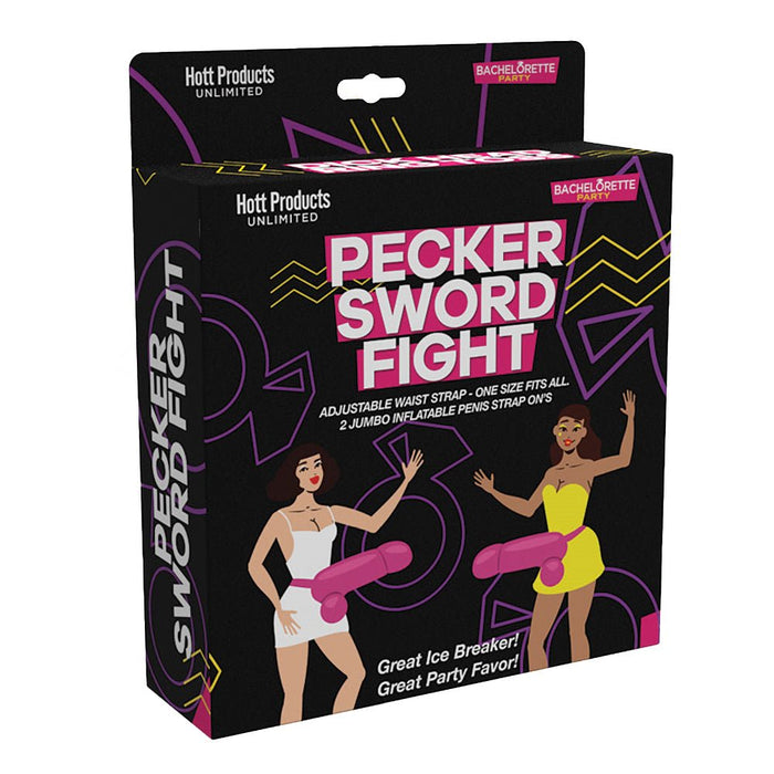 Pecker Sword Fight Game Strap On Large Penis (2 Pack) - SexToy.com