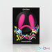 Pico Bong Transformer flexible double-ended vibrator in bright pink with colorful black packaging and logo.