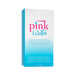 Box packaging of Pink Water 4oz water-based lubricant for women with ginseng and guarana.