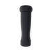 Black cylindrical rechargeable stroker with smooth matte finish and USB Type-C charging ports on both ends.
