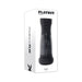 Playboy End Game Rechargeable Stroker in sleek black with control buttons, displayed on white packaging box.