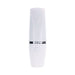 White Playboy Getaway discreet tapping toy with silver accent and power button, designed like a lipstick case.