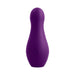 Purple silicone vibrator with a rounded tip and Playboy logo on the base, designed for discreet pleasure.