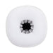 Top view of the Playboy Twist & Stroke Frost male stroker showing the soft, textured white interior opening.