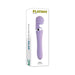 Playboy Vibrato Rechargeable Silicone Dual Ended Wand Vibrator Opal - SexToy.com