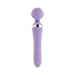 Playboy Vibrato Rechargeable Silicone Dual Ended Wand Vibrator Opal - SexToy.com