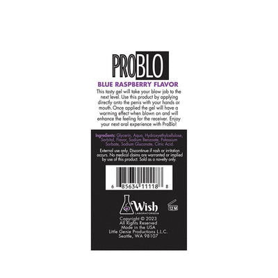 Pro Blo Oral Pleasure Gel 1.5 oz.