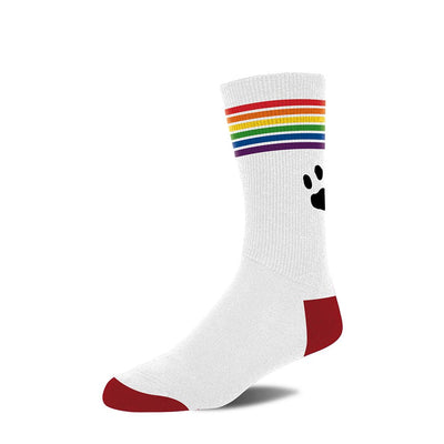 Prowler Pride Socks Wht/rnbw - SexToy.com