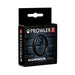 Packaging of Prowler Red 50mm black aluminum ring with product image on a dark textured background.