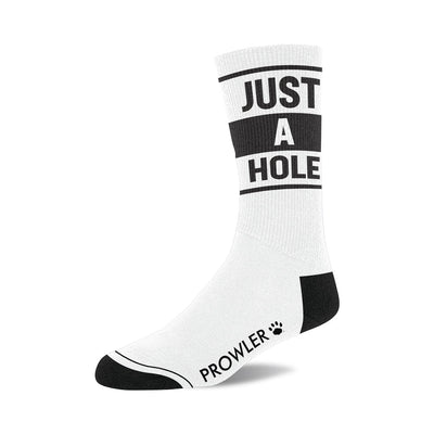 Prowler Red Just A Hole Sock Wht/blk - SexToy.com