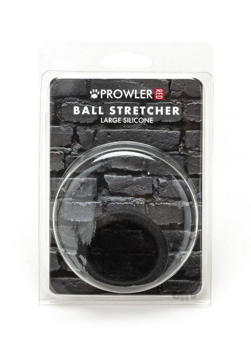 Prowler Red Silicone Ball Stretch Lg Blk - SexToy.com
