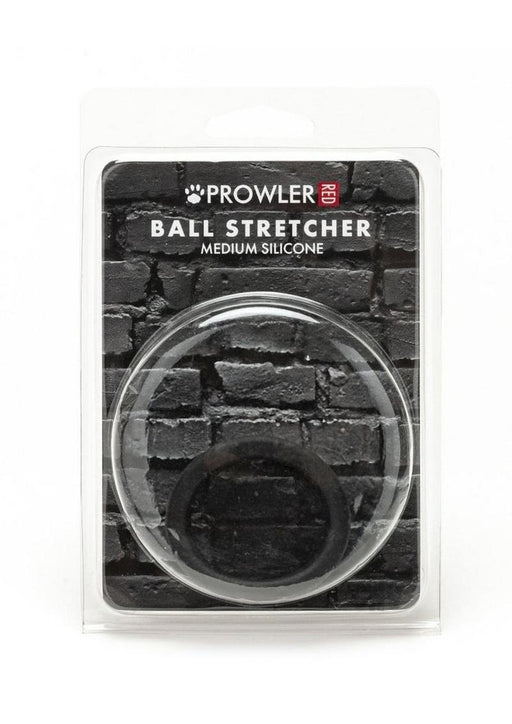 Prowler Red Silicone Ball Stretch Md Blk - SexToy.com