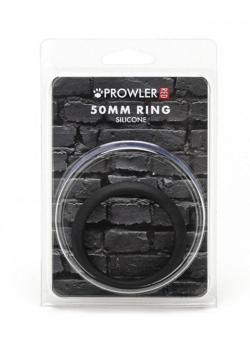 Prowler Red Silicone Ring 50mm Blk - SexToy.com