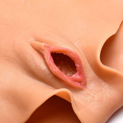 Pussy Panties Silicone Vagina + Ass Panties - Small - SexToy.com