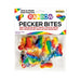 Package of 16 individually wrapped rainbow-colored novelty candies, ideal for parties and celebrations.