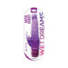 Purple Rapid Rabbit vibrator with tickler ears in clear retail packaging labeled Wet Dreams.