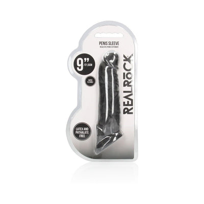 Real Rock Penis Extender With Rings - 9" - 22 Cm Real Rock Penis Extender With Rings - 9" - 22 Cm
