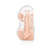 Realistic 9-inch penis extender sleeve in flesh tone, packaged with branding and product details visible.