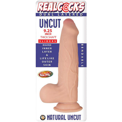 Realcocks Dual Layered Uncut Slider Thick Shaft 9.25 In.